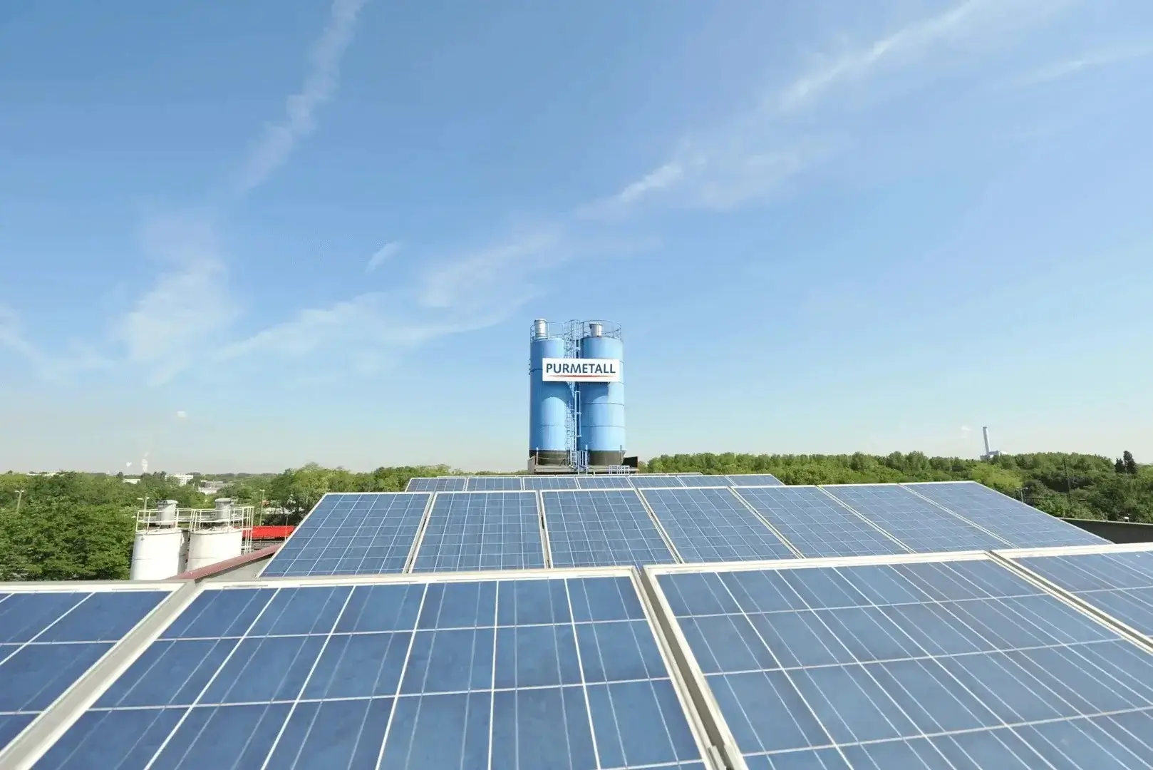 Purmetall solar installation